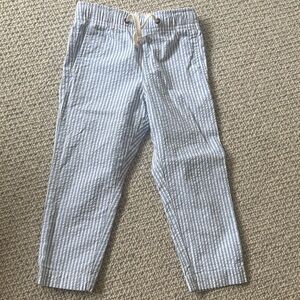 Crewcuts Boys seersucker pants 4t